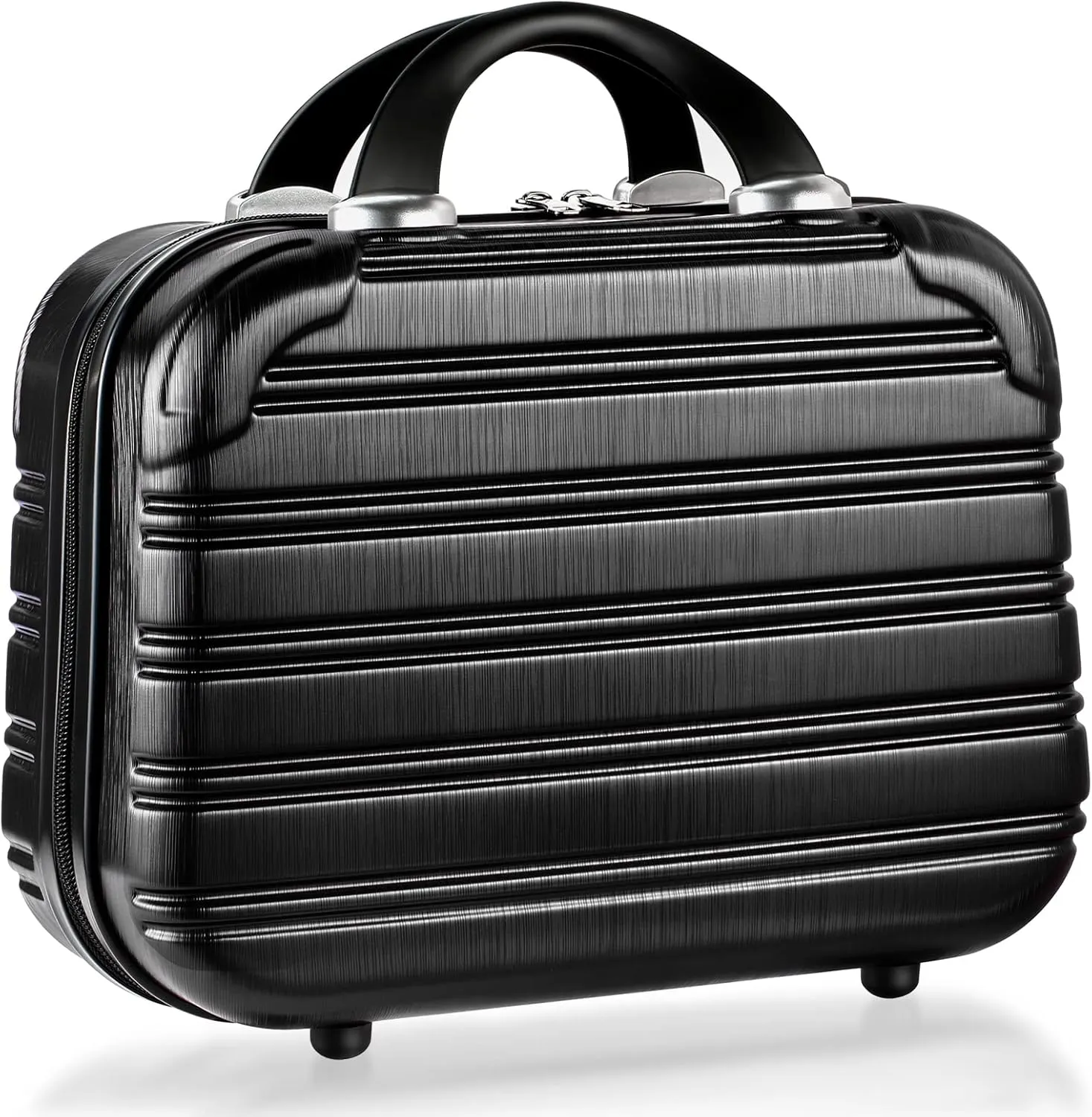 14-Inch Makeup Train Case Hardshell PC ABS Travel Cosmetic Organizer, Makeup Storage Box for Toiletry Durable Portable Gifts for Women.