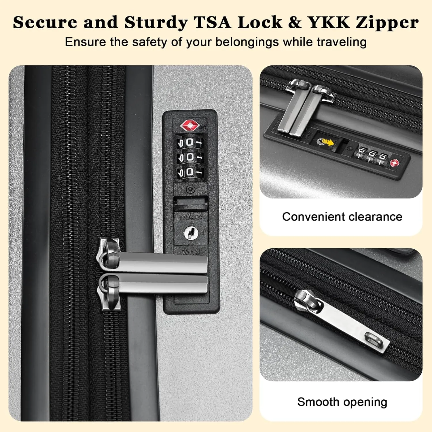 16 Inch Carry On Luggage Airline Approved, Expandable Lightweight ABS PC Hard Shell Suitcases with 360 Spinner Wheels, TSA Lock, YKK Zippers (Dark Gray, 1 PC)