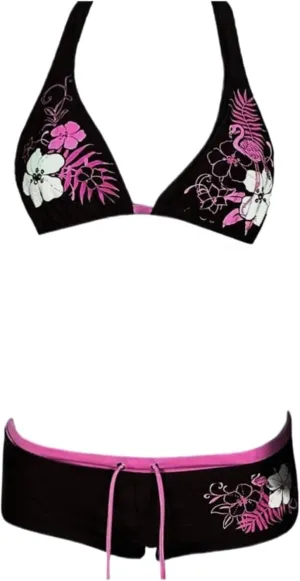 2 Piece Womens Bikini Set Y2k Halter Summer Tops Sexy Swimsuit Beach Sets Going Out Outfits 2025 Vacation Party