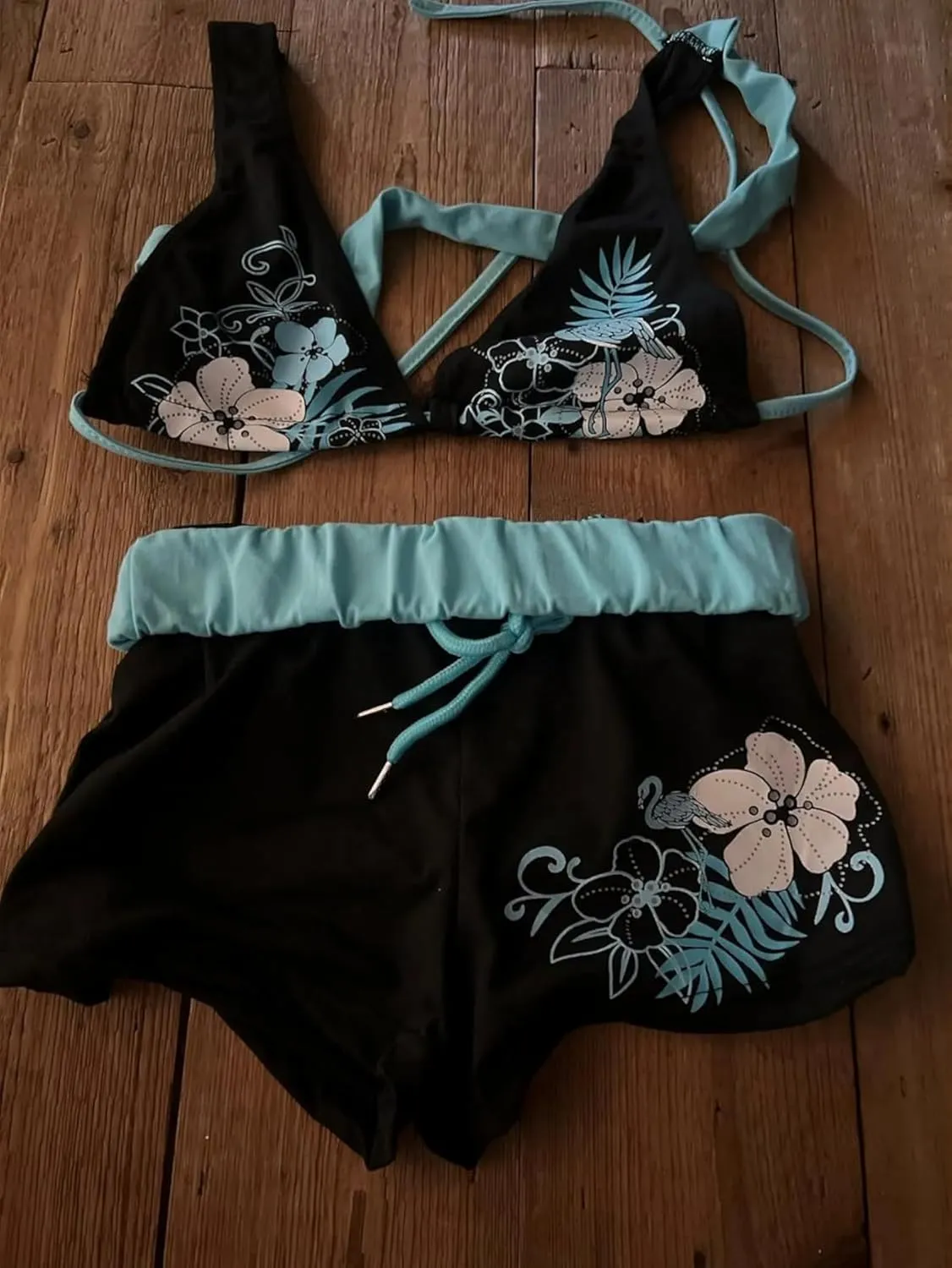 2 Piece Womens Bikini Set Y2k Halter Summer Tops Sexy Swimsuit Beach Sets Going Out Outfits 2025 Vacation Party