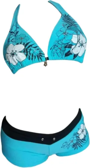 2 Piece Womens Bikini Set Y2k Halter Summer Tops Sexy Swimsuit Beach Sets Going Out Outfits 2025 Vacation Party