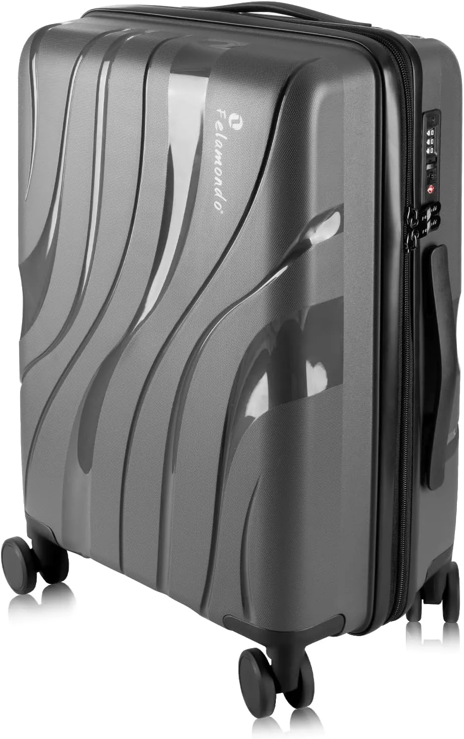 28-Inch Extra Large Lightweight Hardshell Check-In Luggage  TSA Lock, 360 Silent Spinner Wheels, Explosion-Proof Zipper  Durable Suitcase for Long Trips & Vacations (Grey)