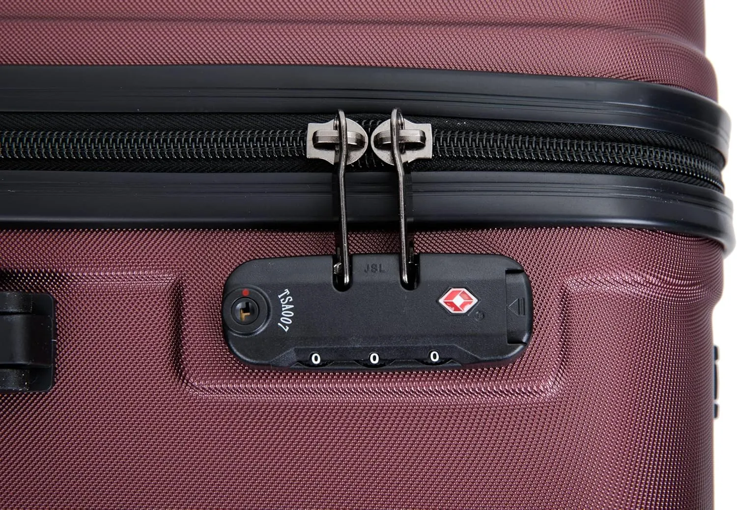 3 Piece Luggage Sets 20"/24"/28" Lightweight Hardshell Suitcase with 2 Hooks, Spinner Wheels, TSA Lock for Travel Red As Shown One Size