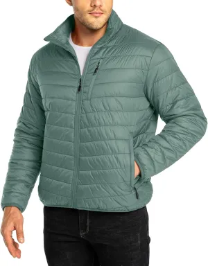 33,000ft Men's Puffer Jacket Lightweight Packable Winter Jacket