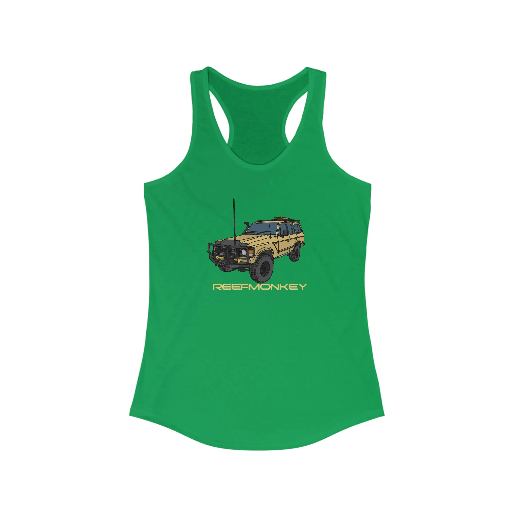 60 Series Land Cruiser FJ60 Womens Tank Top - Reefmonkey Artist Chris Marshall