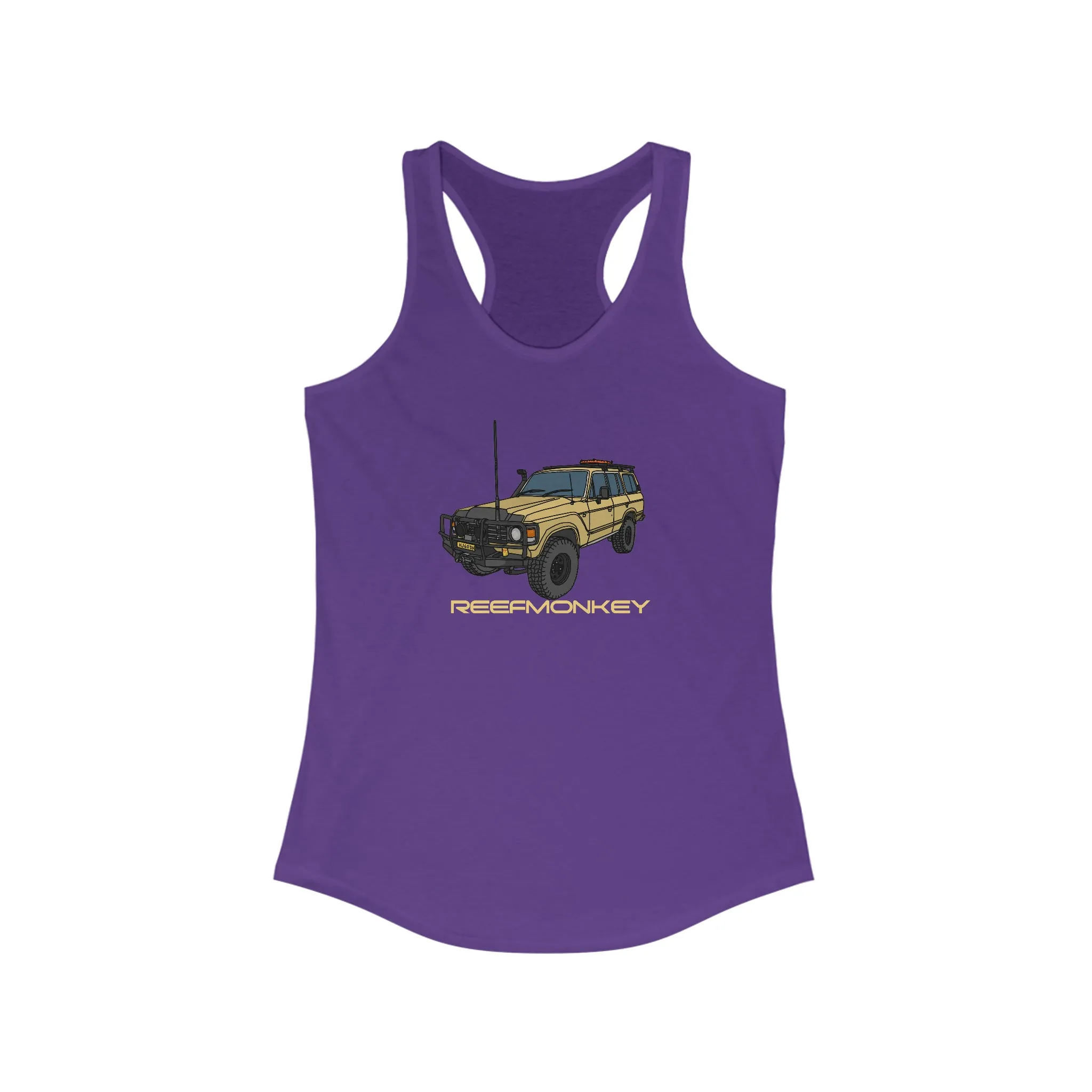 60 Series Land Cruiser FJ60 Womens Tank Top - Reefmonkey Artist Chris Marshall