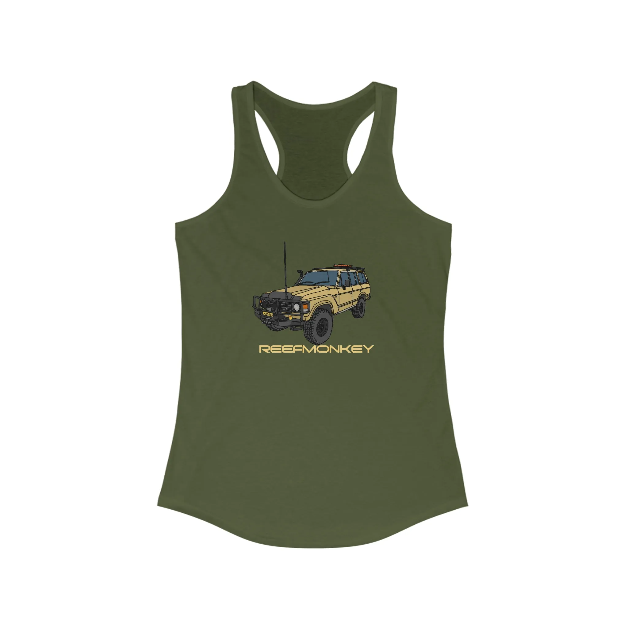 60 Series Land Cruiser FJ60 Womens Tank Top - Reefmonkey Artist Chris Marshall
