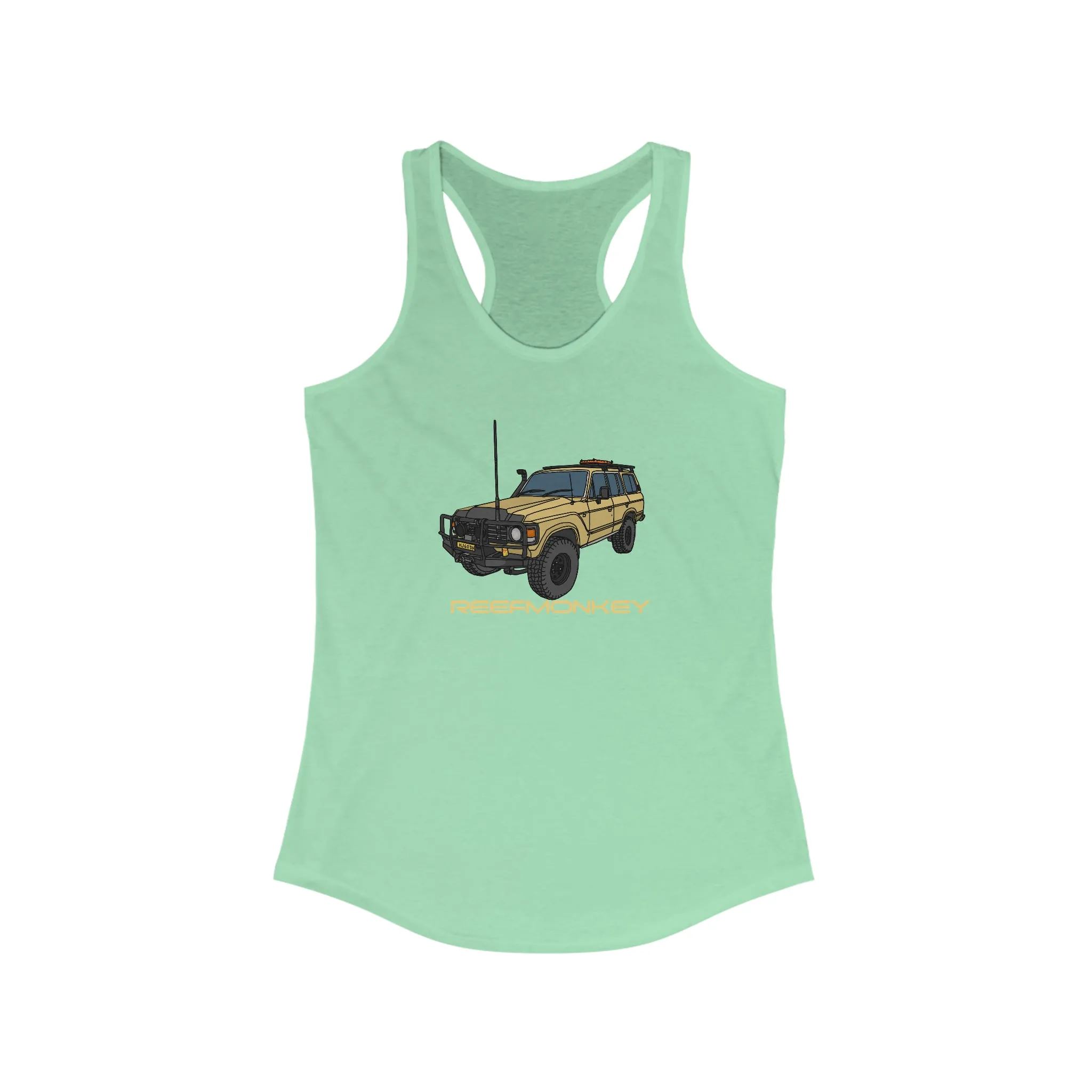 60 Series Land Cruiser FJ60 Womens Tank Top - Reefmonkey Artist Chris Marshall