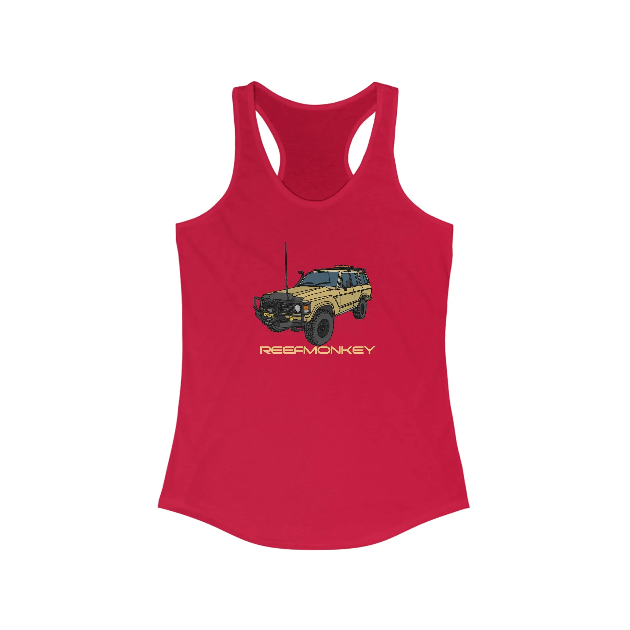 60 Series Land Cruiser FJ60 Womens Tank Top - Reefmonkey Artist Chris Marshall