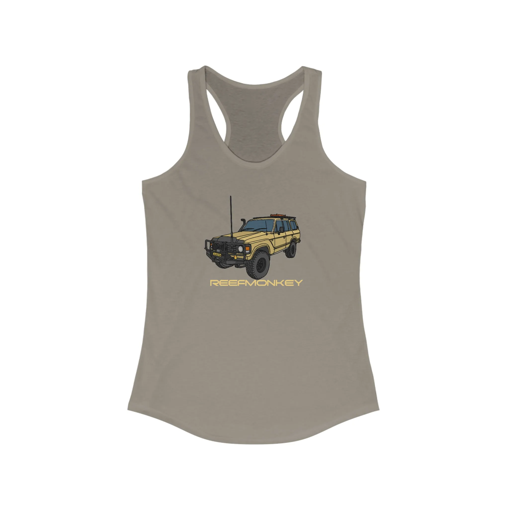 60 Series Land Cruiser FJ60 Womens Tank Top - Reefmonkey Artist Chris Marshall