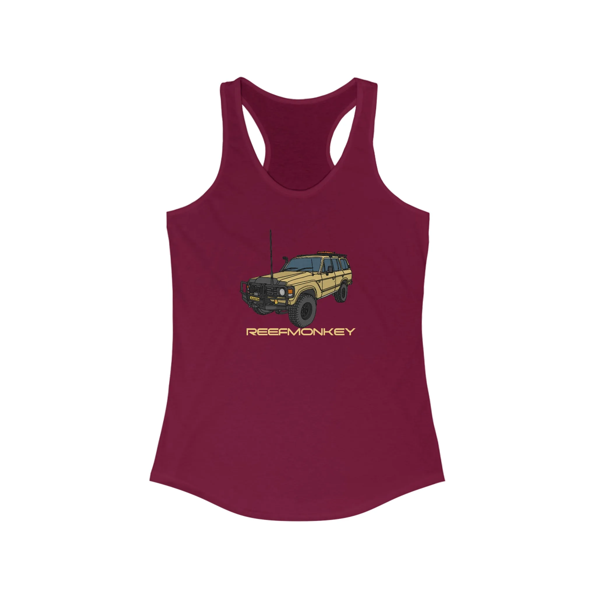 60 Series Land Cruiser FJ60 Womens Tank Top - Reefmonkey Artist Chris Marshall