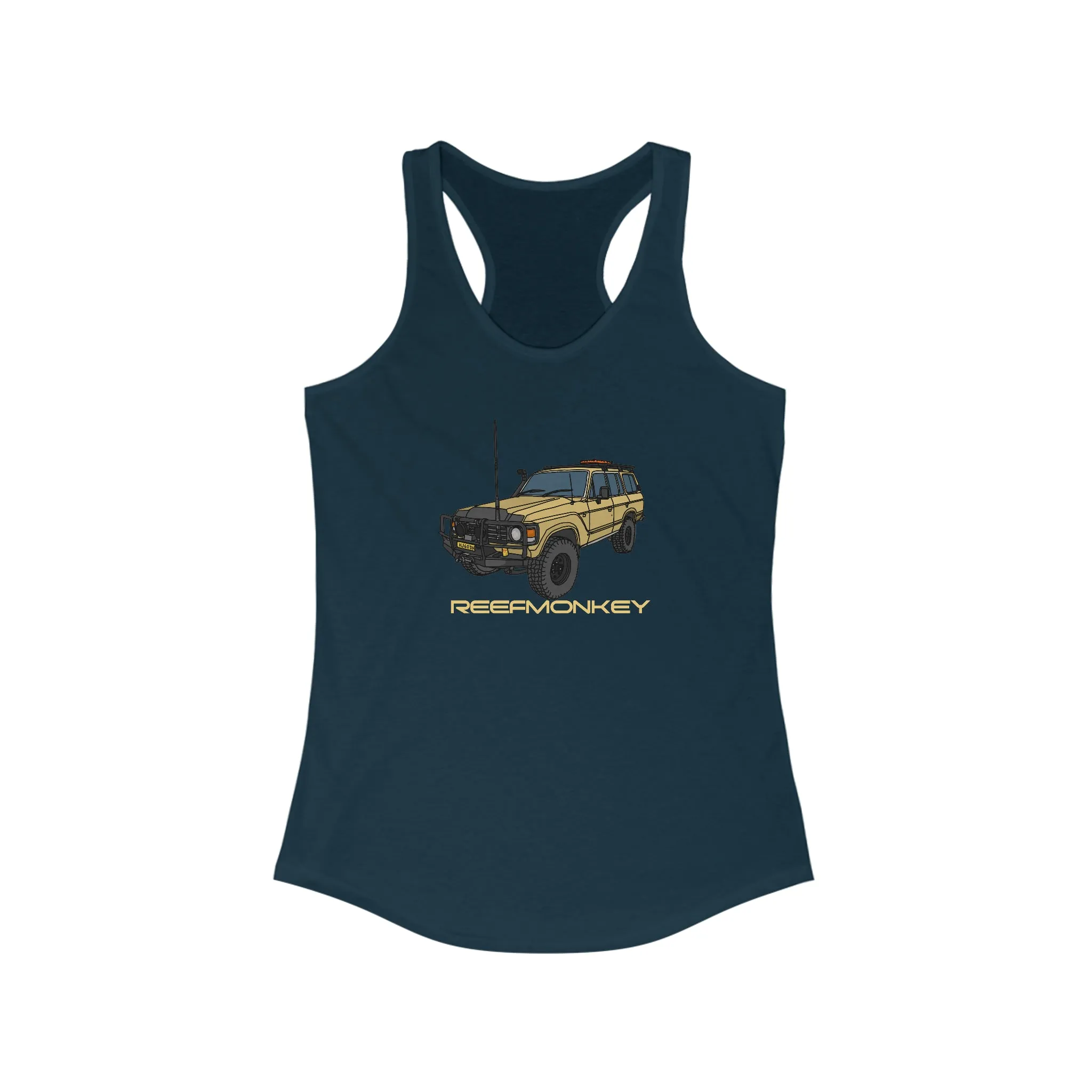 60 Series Land Cruiser FJ60 Womens Tank Top - Reefmonkey Artist Chris Marshall