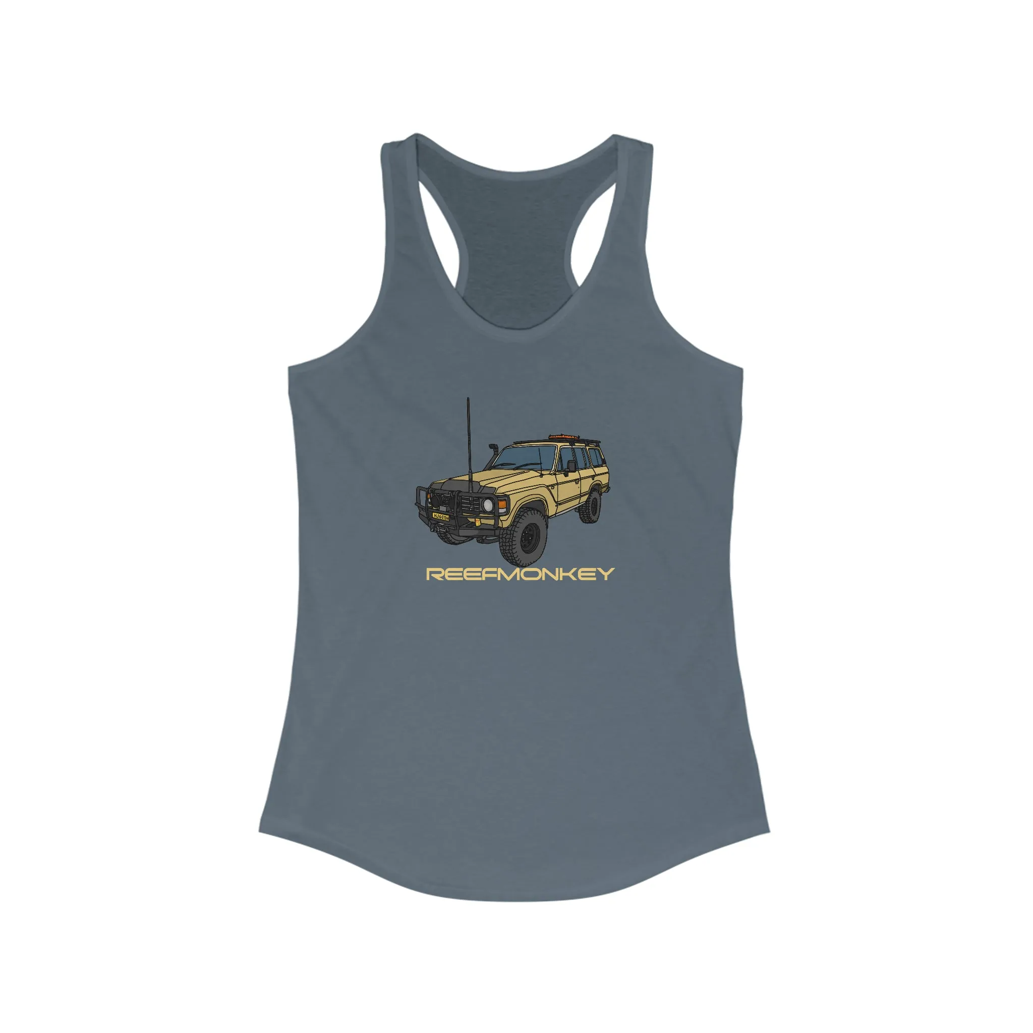 60 Series Land Cruiser FJ60 Womens Tank Top - Reefmonkey Artist Chris Marshall