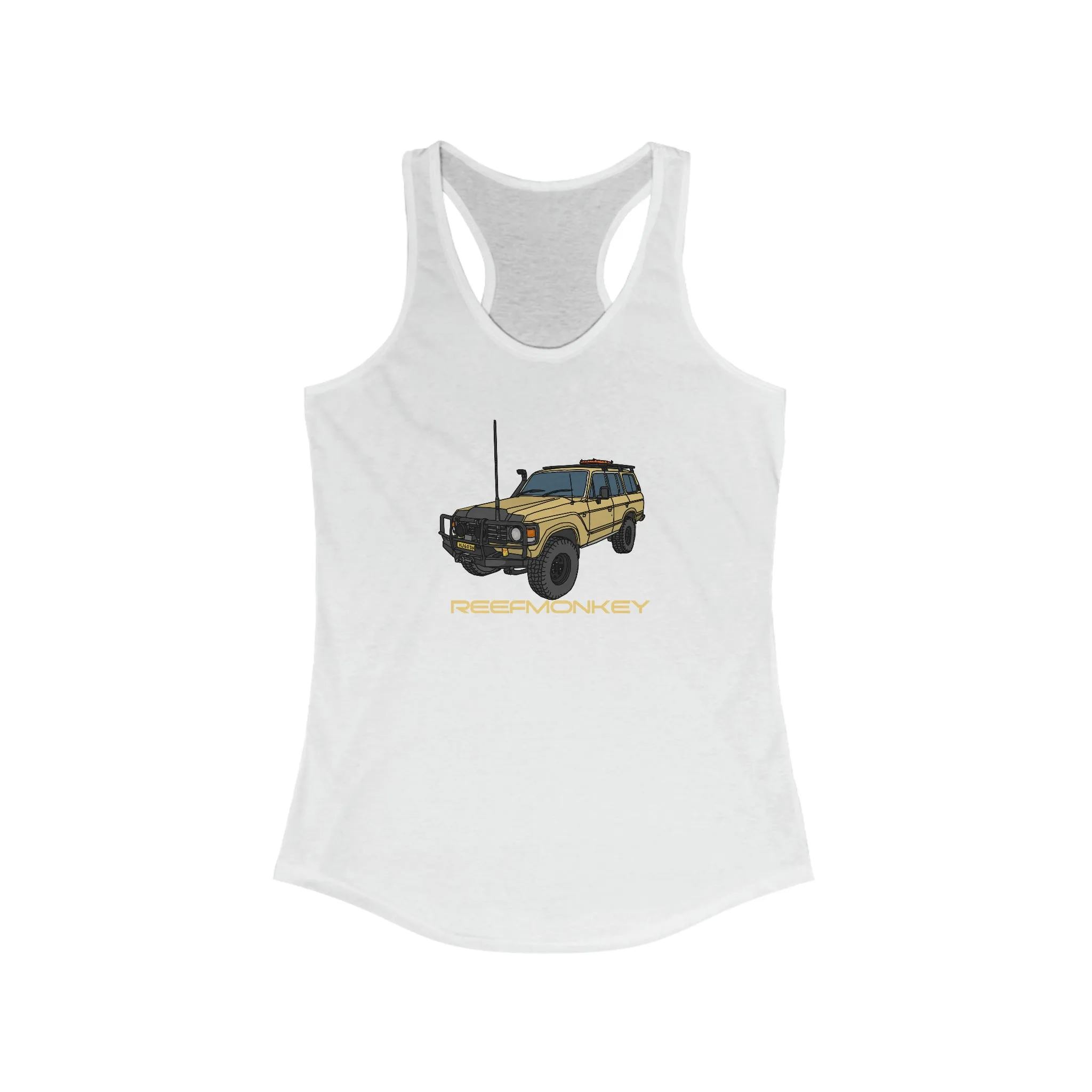 60 Series Land Cruiser FJ60 Womens Tank Top - Reefmonkey Artist Chris Marshall