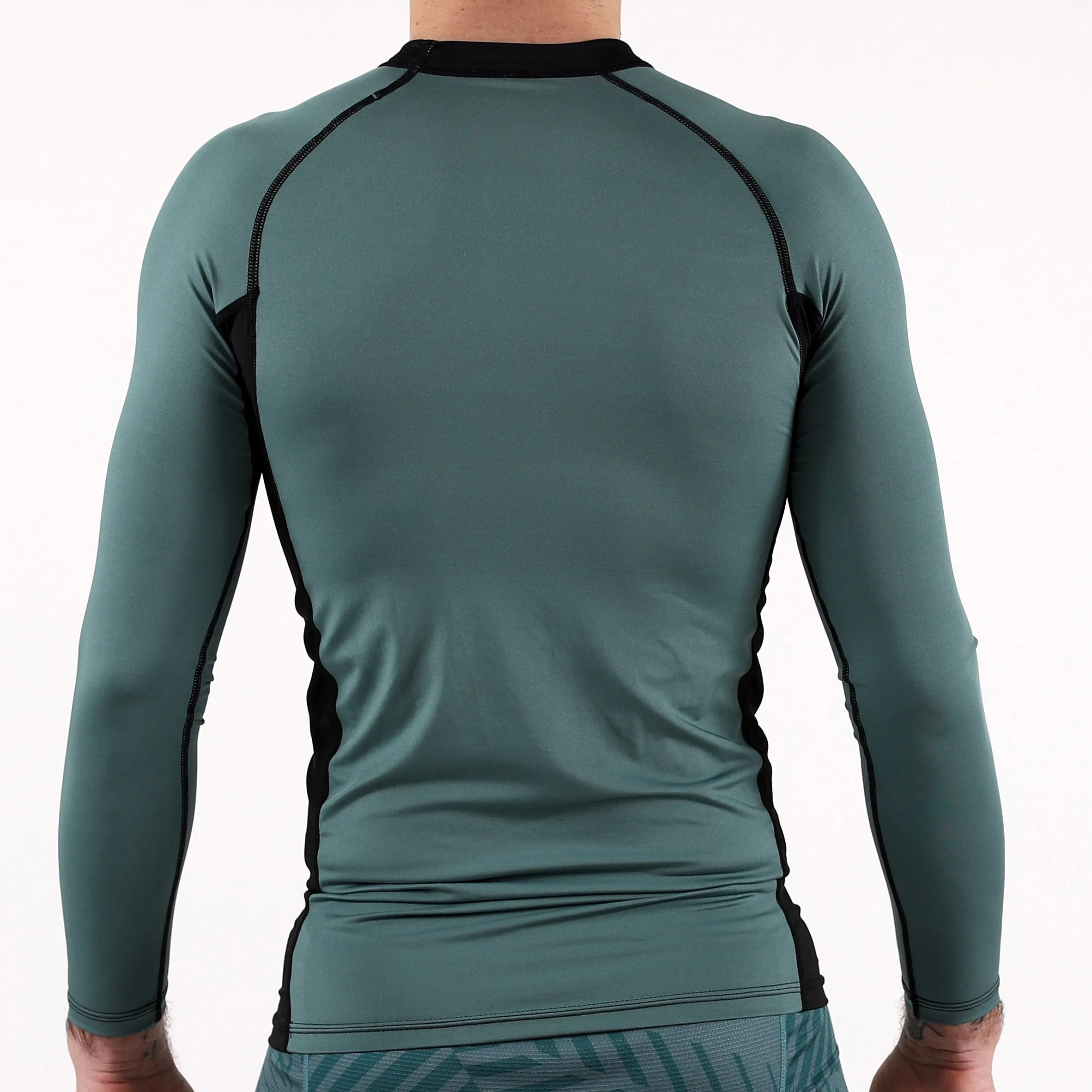 93brand Standard Issue LS Rash Guards 2-PACK (Sage Green, Slate Grey)