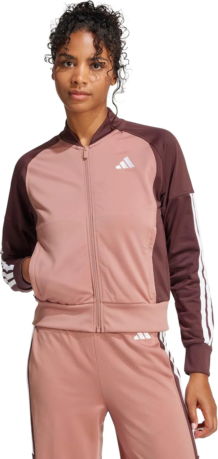 adidas Women's Tricot 3-Stripes Fashion Track Top