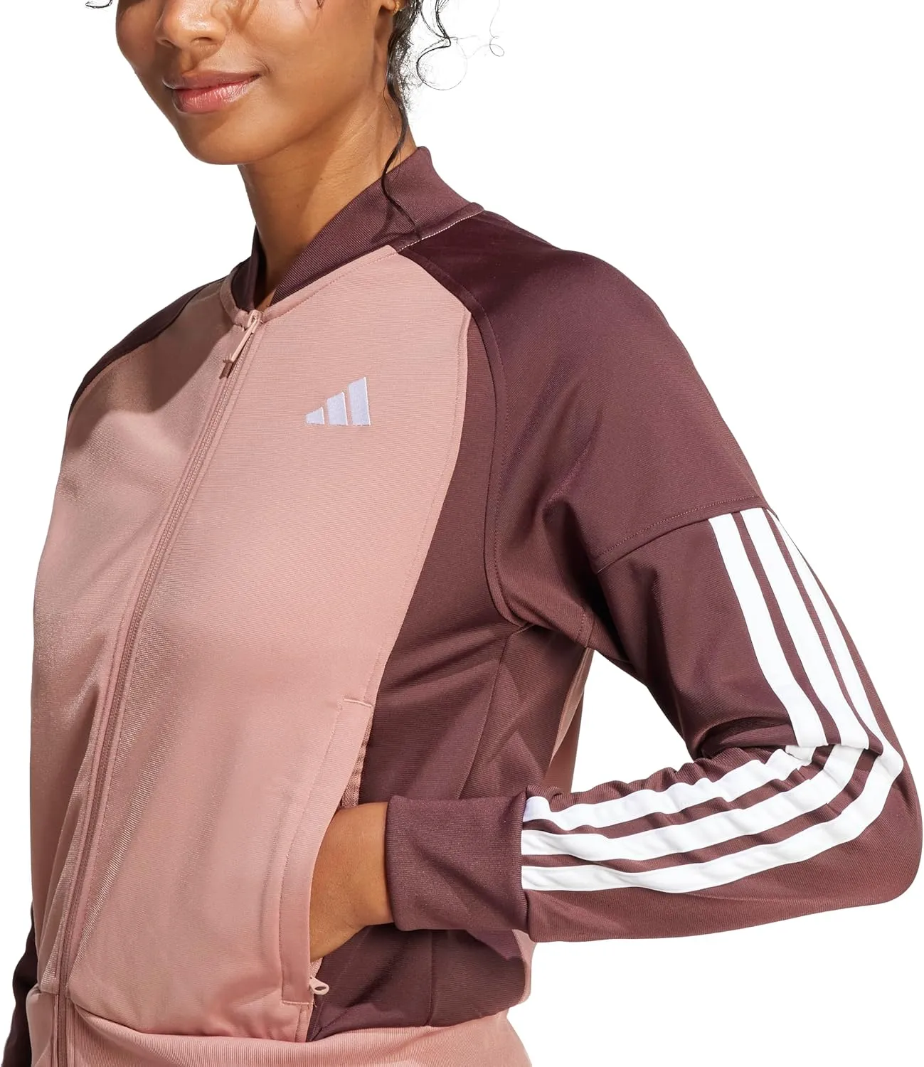 adidas Women's Tricot 3-Stripes Fashion Track Top