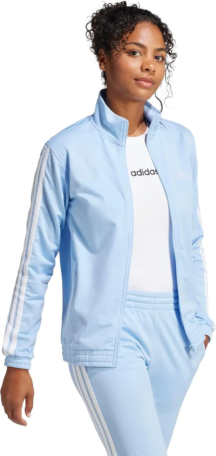 adidas Women's Tricot 3-Stripes Track Top