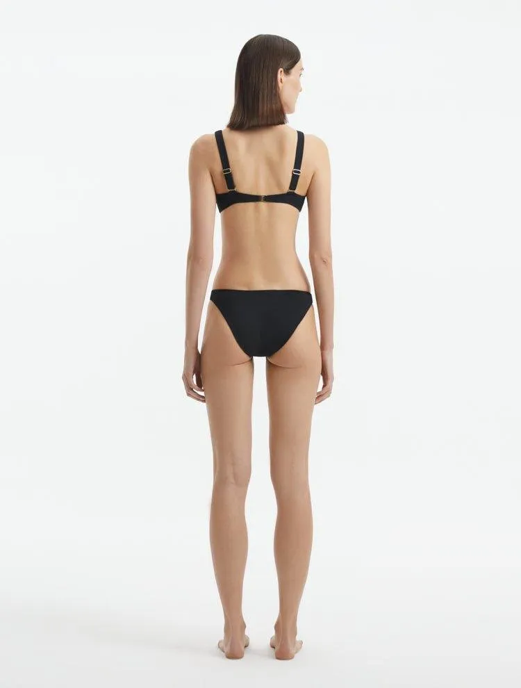 Aeron Black Bikini Top