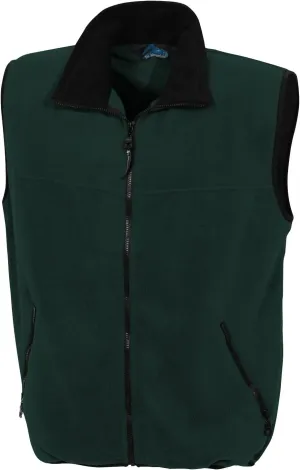 AFC Mens Panda Fleece Jacket Vest a Zip up Coat in Small to Big & Tall Sizes