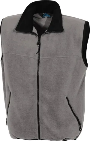 AFC Mens Panda Fleece Jacket Vest a Zip up Coat in Small to Big & Tall Sizes