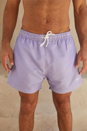AFRICAN VIOLET SWIM SHORTS
