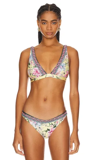 Agua Bendita Portia Bikini Top in Yellow