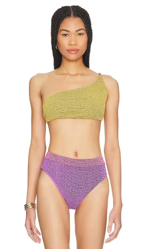 Agua Bendita Tulip Bikini Top in Yellow
