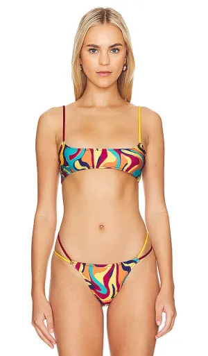 Agua Bendita x Tropic of C Aya Top in Purple