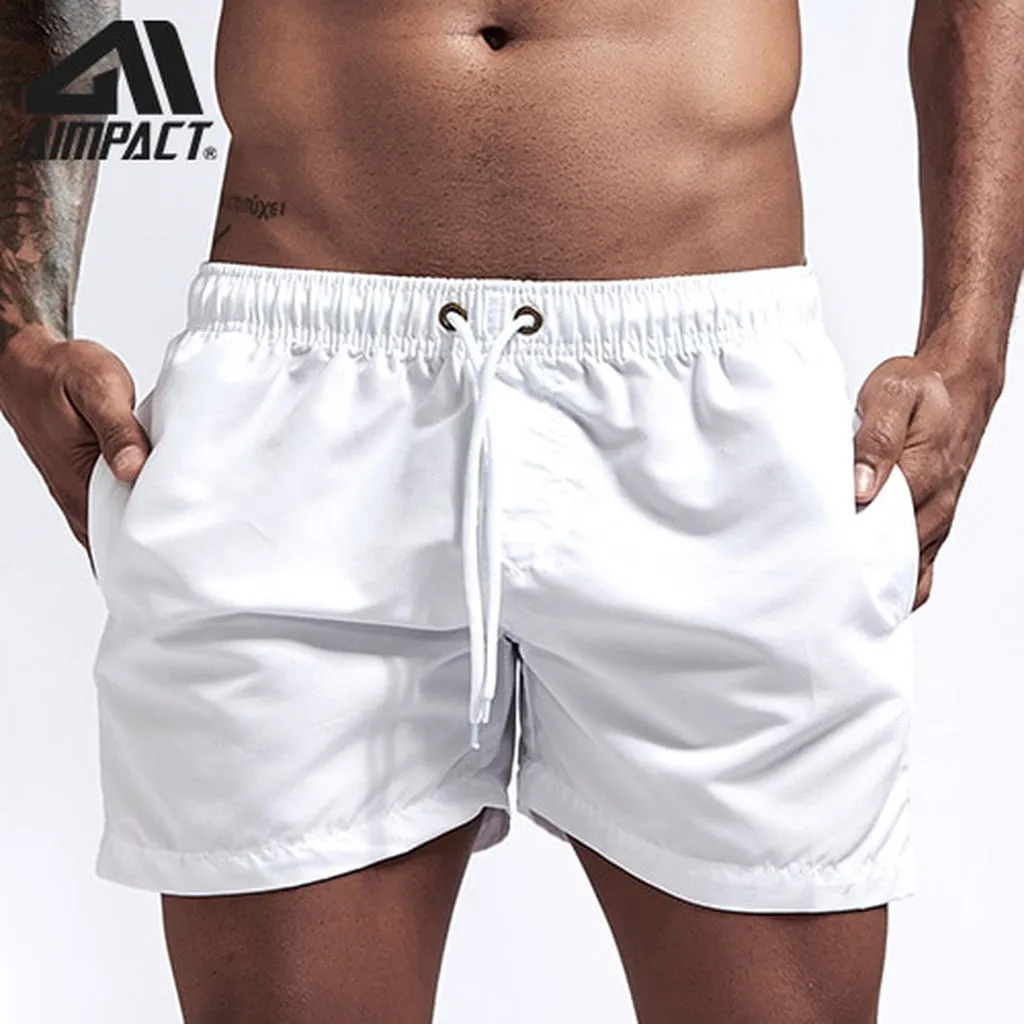 Aimpact Quick Dry Board for Men Summer Casual Beach Surfing Trunks Male Running Jogging Swim Shorts AM2166