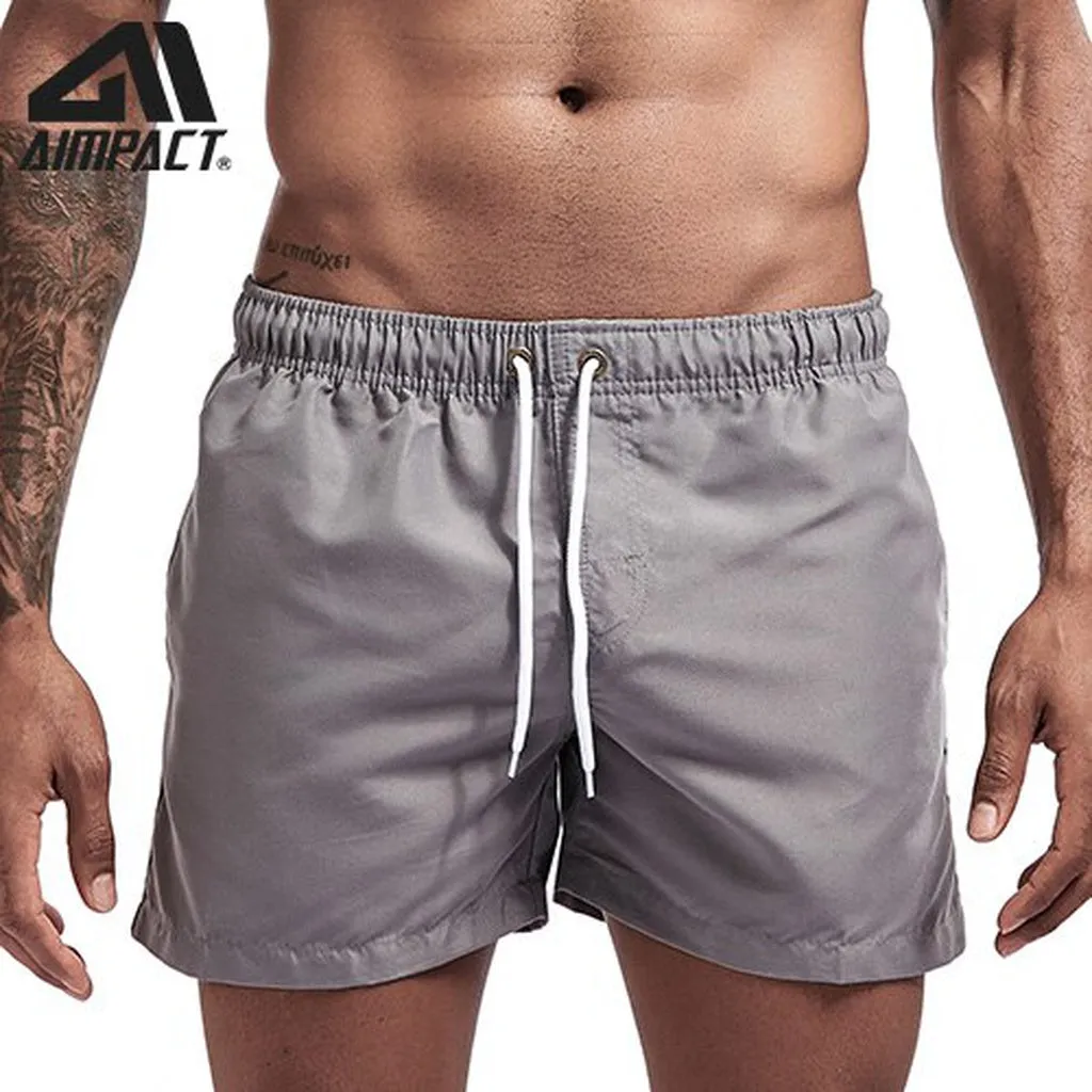Aimpact Quick Dry Board for Men Summer Casual Beach Surfing Trunks Male Running Jogging Swim Shorts AM2166