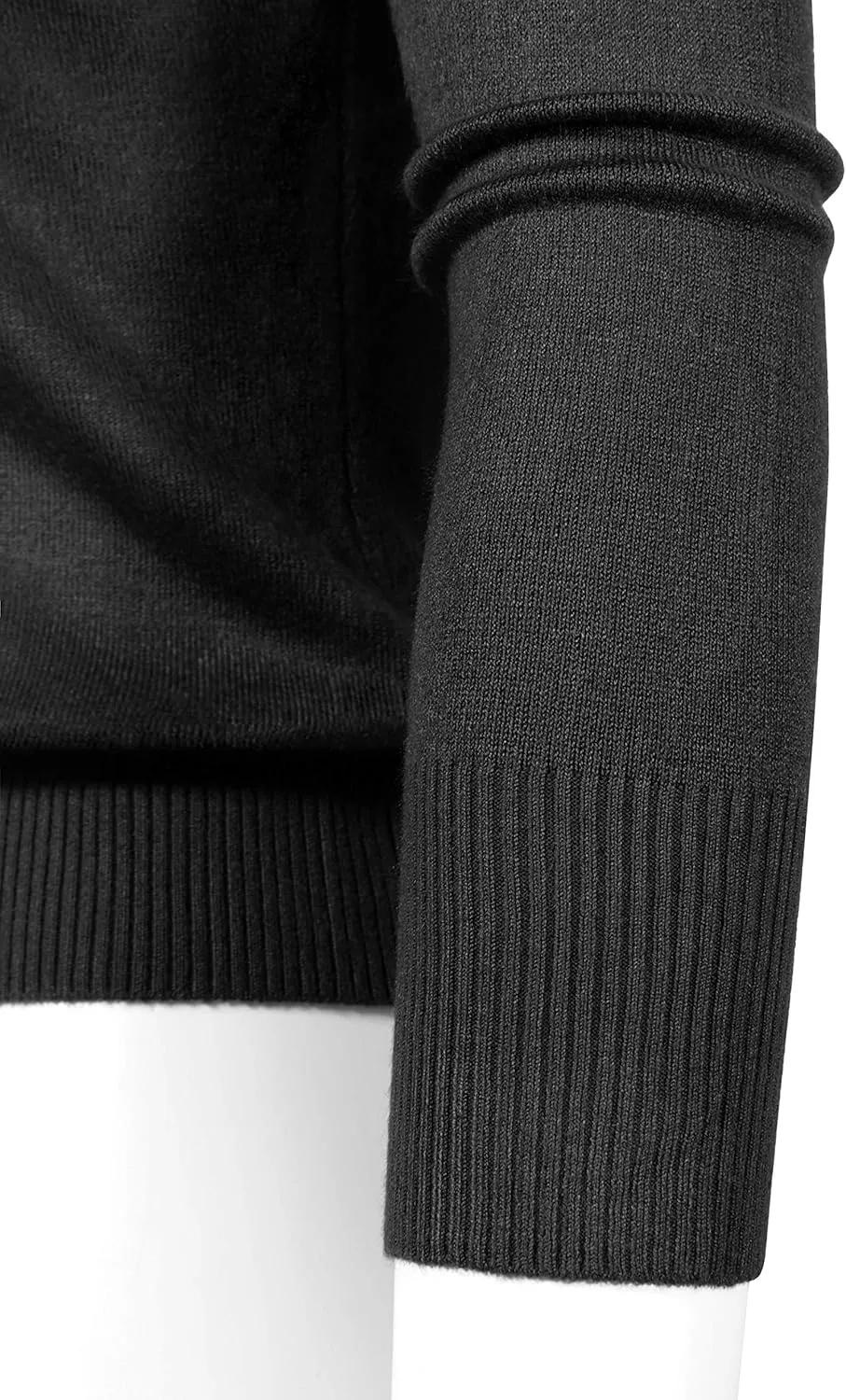 Allsense Womens Button Down 3/4 Sleeve Crew Neck Knit Cardigan Lightweight Soft Sweater