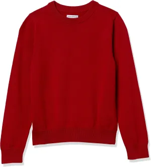 Amazon Essentials Boys and Toddlers' Uniform Cotton Crewneck Sweater