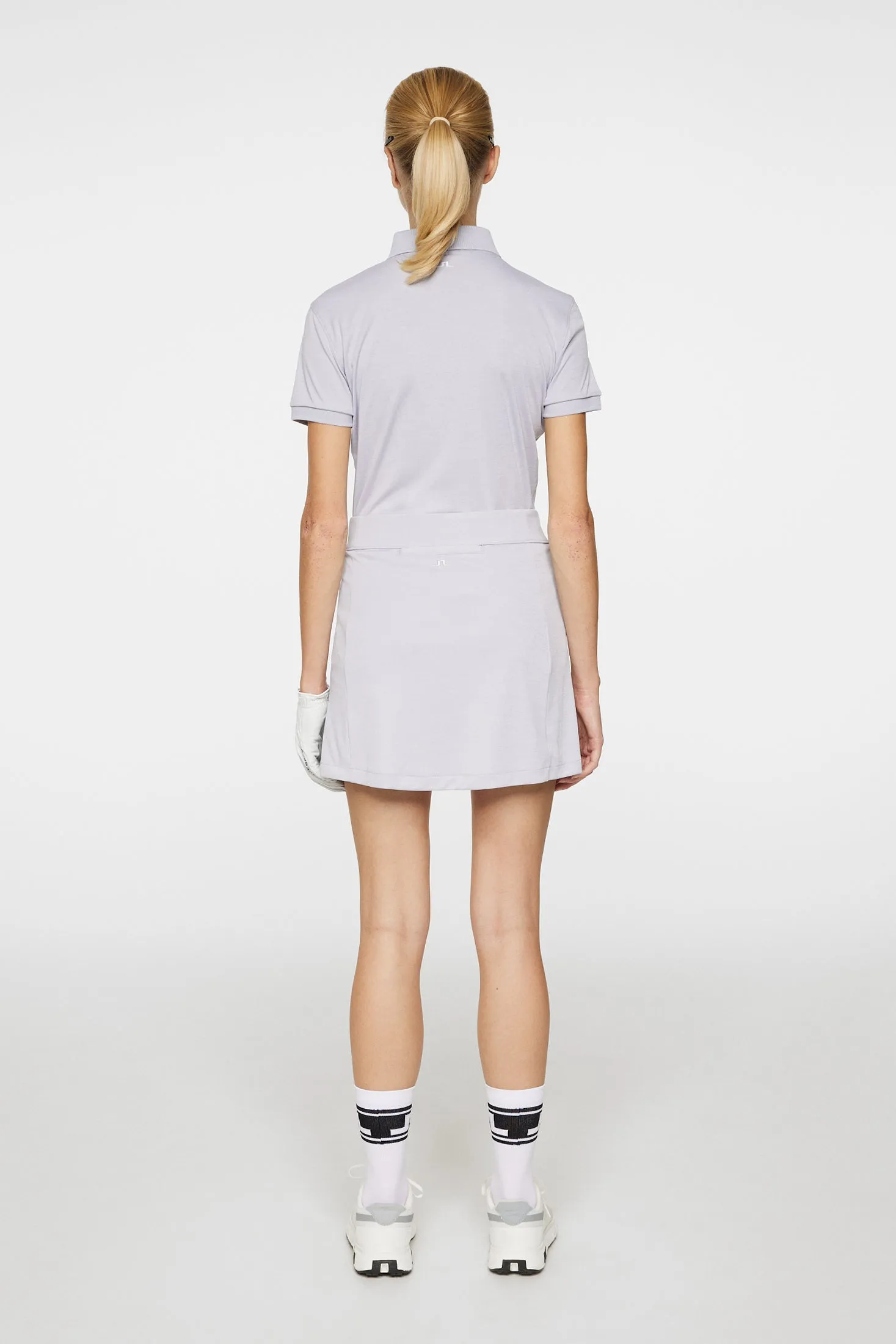Amelie Mid Skirt / Light Grey Melange