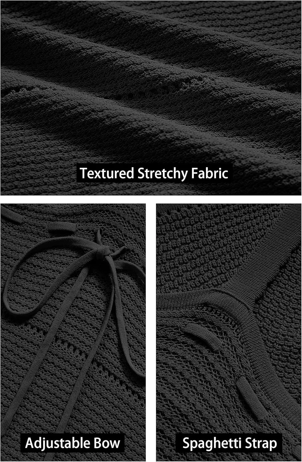 Arach&Cloz 2025 Women's Summer Boho Cami Tops V Neck Crochet Sleeveless Cute Tank Going Out Outfits Beach Vacation Clothes