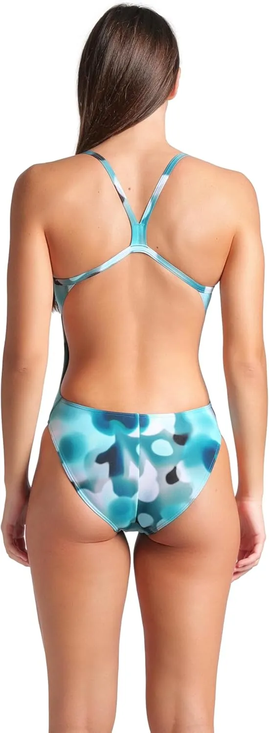 ARENA Women's Performance Camouflage Challenge Back One Piece Athletic Swimsuit