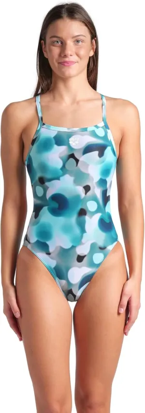 ARENA Women's Performance Camouflage Challenge Back One Piece Athletic Swimsuit