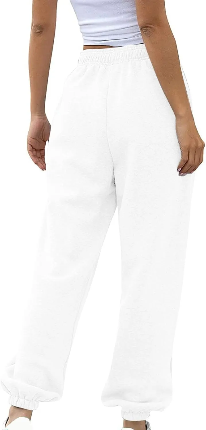 Baggy Sweatpants for Women 2024 Plus Size Workout Athletic Joggers Trousers High Waisted Casual Loose Sweat Pants