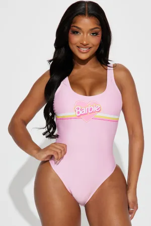 Barbie Sun And Fun 1 Piece Swimsuit - Pink
