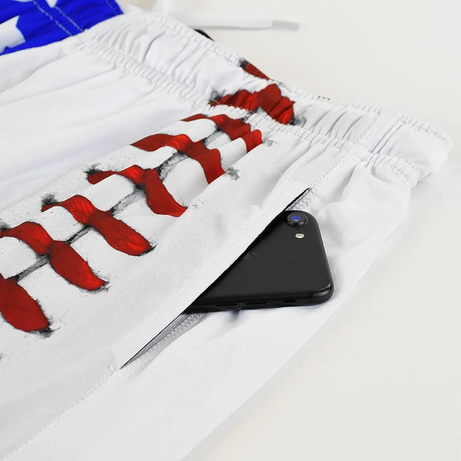 Baseball Lace USA shorts
