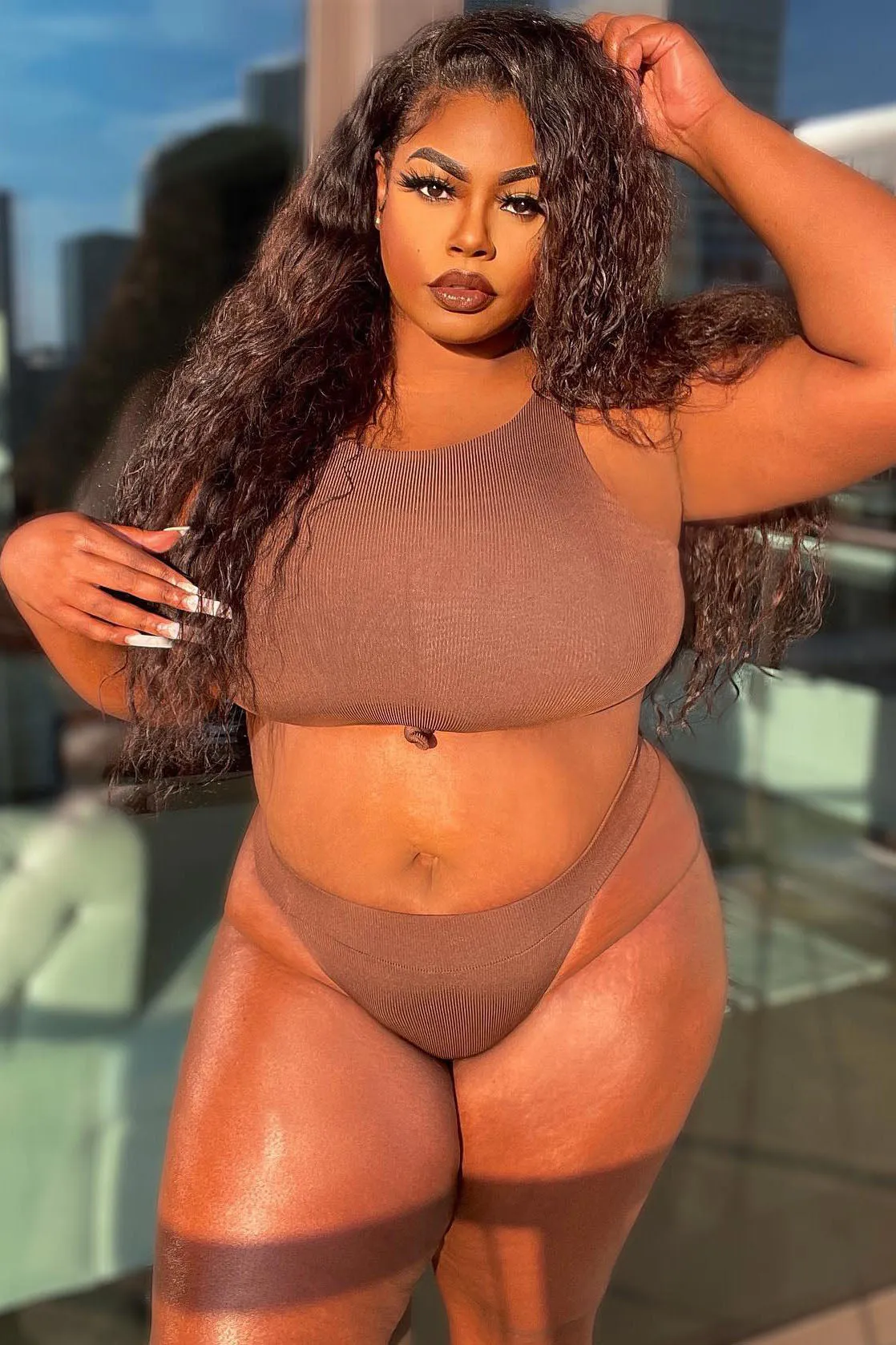 Beach Jog 2 Piece Bikini - Chocolate