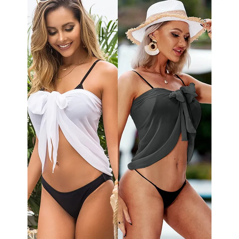 Beach Sarongs Sheer Cover Ups
