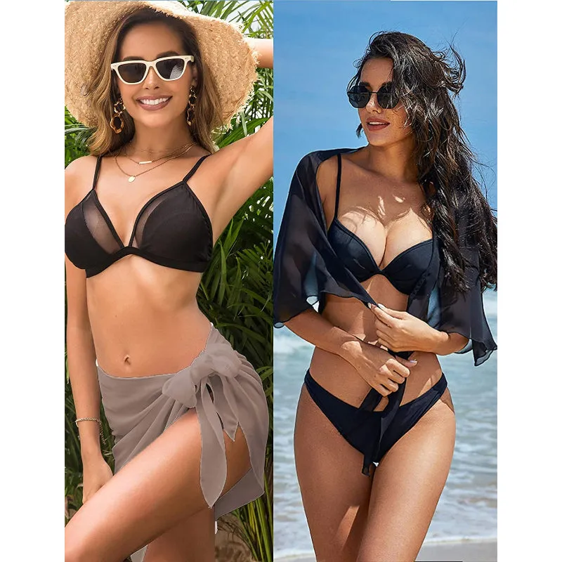 Beach Sarongs Sheer Cover Ups