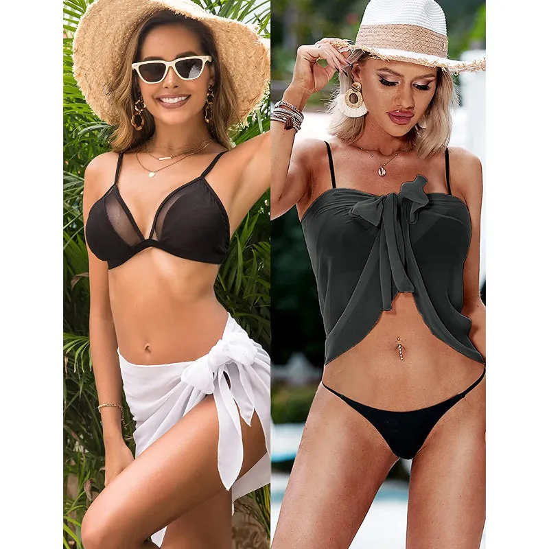 Beach Sarongs Sheer Cover Ups