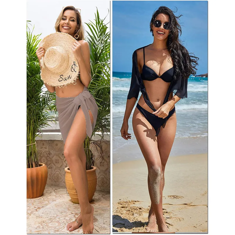 Beach Sarongs Sheer Cover Ups