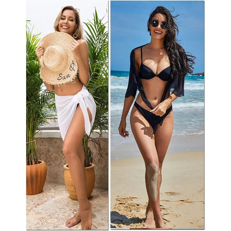 Beach Sarongs Sheer Cover Ups