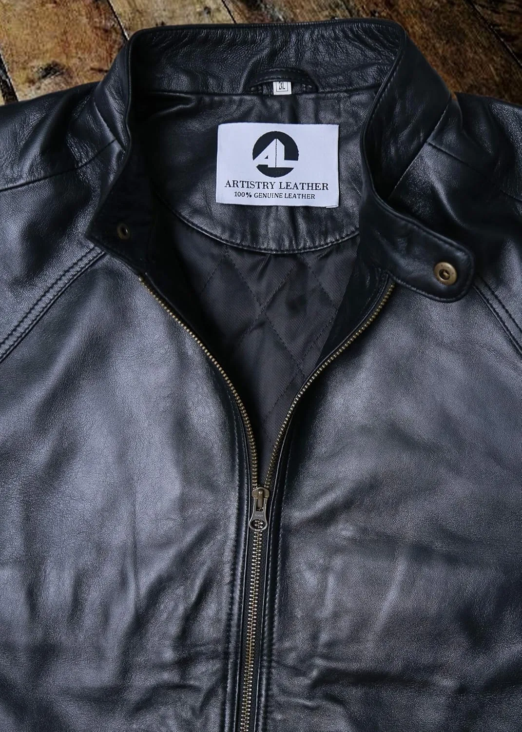 Black Casual Real Leather Jacket for Mens | Genuine Lambskin Motorcycle Biker Jackets
