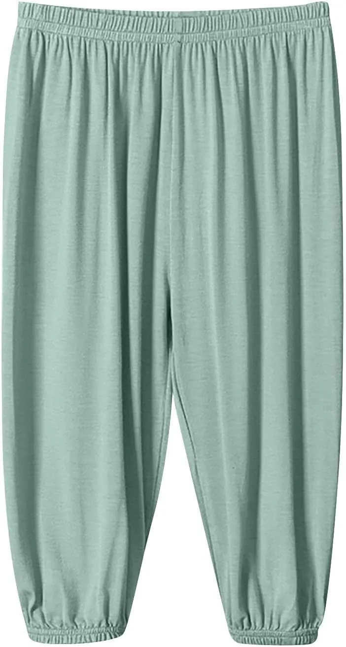 Boy's Girls Baggy Casual Harem Pants Kids Dance Solid Color Jogging Trousers Casual Loose Dance Sweat Pants