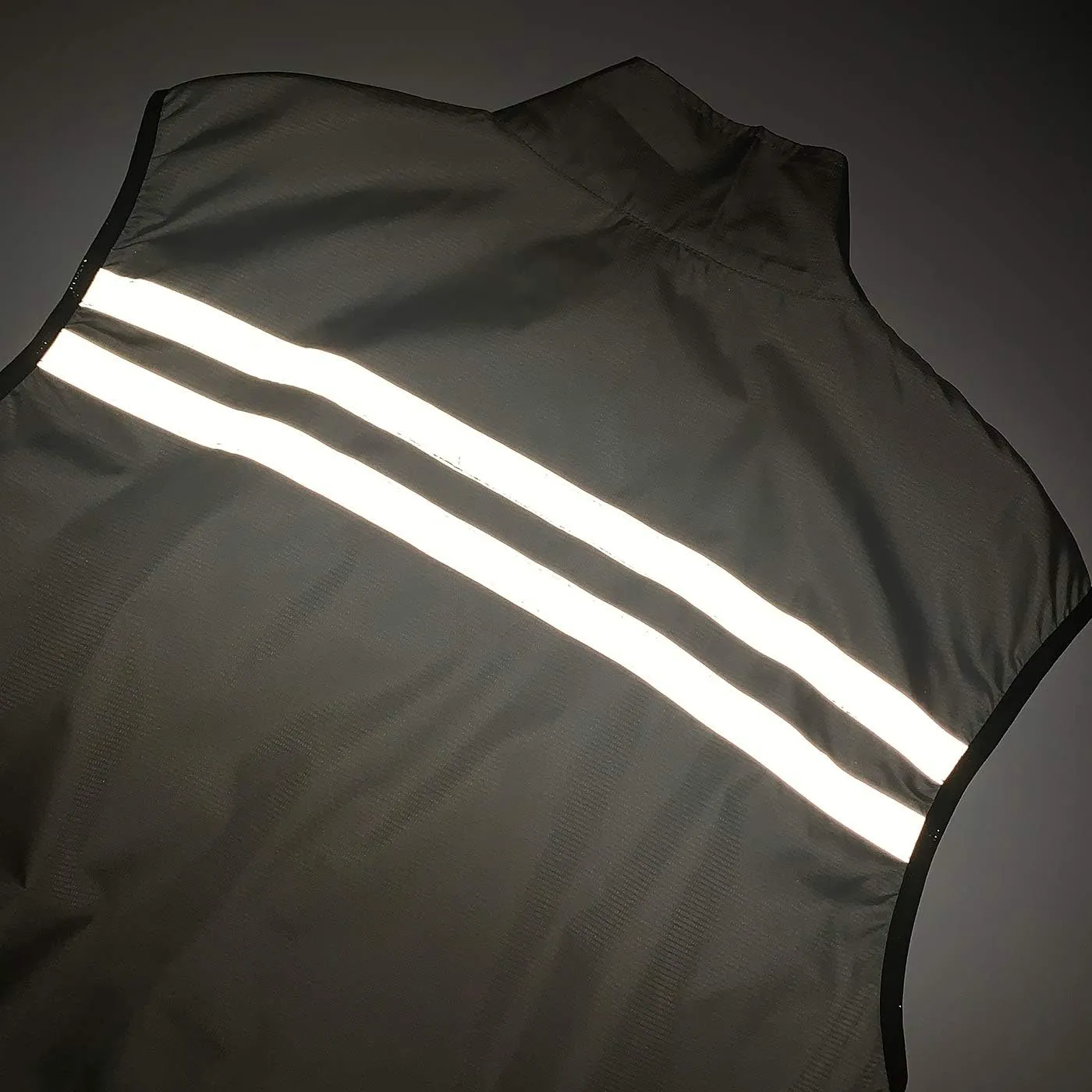 bpbtti Men's Hi-Viz Safety Running Cycling Vest Sleeveless Windbreaker vests- Windproof and Reflective