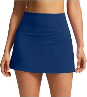 Casual Sports Skirt High Waist Tennis Skirt Yoga Shorts Fitness Yoga Skirt 1 Pleated Skirt Plus Size with Shorts